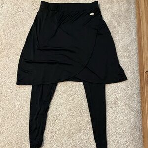 Snoga Black Faux Wrap with Leggings